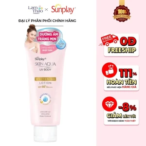 Sữa Dưỡng Thể Chống Nắng Trắng Mịn Sunplay Skin Aqua UV Body Whitening Lotion SPF 50 PA