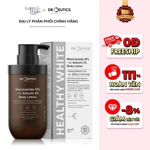 Sữa Dưỡng Thể Hỗ Trợ Dưỡng Trắng Da DrCeutics Niacinamide 10% α- Arbutin 2% Body Lotion