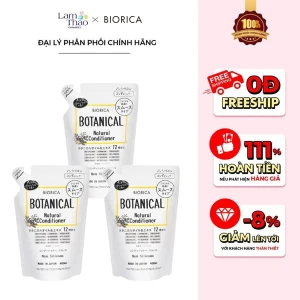 TẶNG BÌNH CHIẾT BIORICA Dầu Xả Thực Vật Không Silicon Biorica Botanical Natural Conditoner Non Silicone