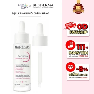 Tinh Chất Dưỡng Da Giảm Nếp Nhăn Làm Mềm Và Làm Dịu Da Bioderma Sensibio Defensive Serum