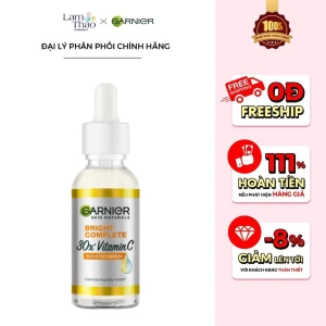 Tinh Chất Sáng Da Mờ Thâm Garnier Light Complete Vitamin C Booster Serum