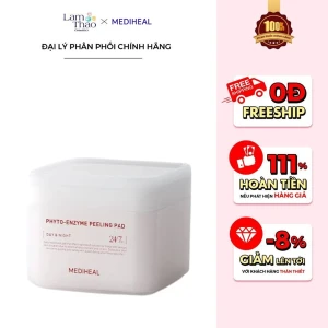 Toner Pad Hỗ Trợ Tẩy Tế Bào Chết Làm Sạch Lỗ Chân Lông Mediheal Phyto-enzyme Peeling Pad