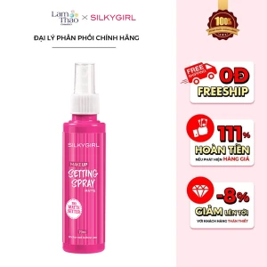 Xịt Giữ Lớp Trang Điểm Lâu Trôi Silkygirl Makeup Setting Spray Matte
