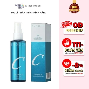 Xịt Khóa Nền Collagen 3X Enough Collagen 3X Moisture Makeup Fixer