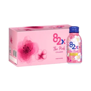 Nước uống Collagen Mashiro 82x The Pink (Hộp 10 chai x 100ml)