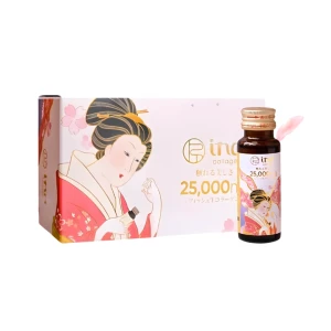 Nước uống Collagen Peptide INA 25,000mg (Hộp 10 chai x 50ml)