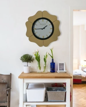 Đồng hồ treo tường cao cấp Gerber (gold)