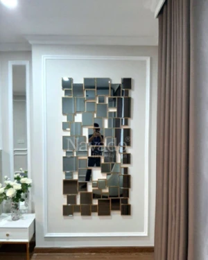 Gương decor treo tường Tiamo Black NAV 2064