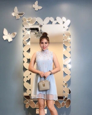 Gương hiện đại treo tường cao cấp nghệ thuật Kathina