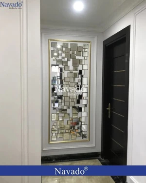 Gương khung ghép tường trang trí cao cấp