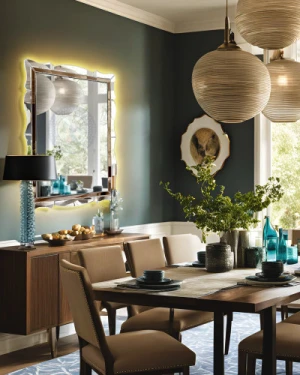 Gương LED nghệ thuật hình chữ nhật Anna NAV 6002A-LNT