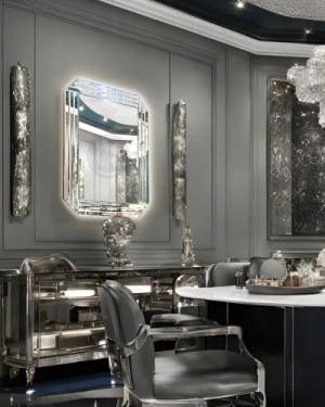 Gương LED nghệ thuật hình chữ nhật NAV 6003-LNT