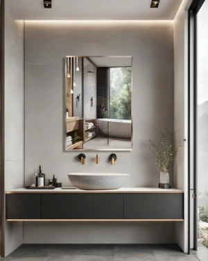 Gương nhà tắm chữ nhật NAV 310B