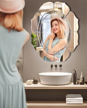 Gương nhà tắm nghệ thuật Lotus NAV 2034 NT