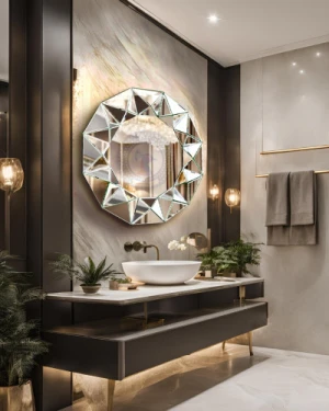 Gương nhà tắm nghệ thuật Queen Bee