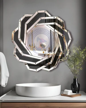 Gương nhà tắm nghệ thuật Spider Silver NAV 2004-NT