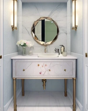 Gương pha lê cho phòng tắm Luxury