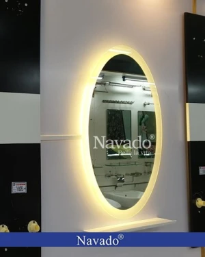 Gương phòng tắm đèn LED Elip 55 x 80cm