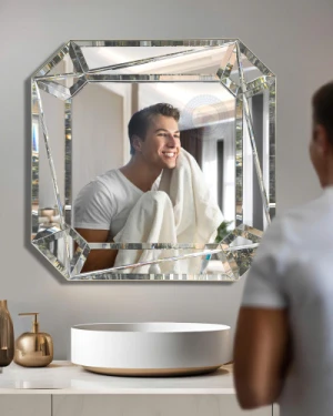 Gương phòng tắm nghệ thuật Cubo NAV 2128