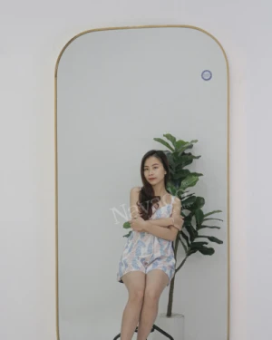 Gương soi toàn thân khung inox mạ PVD