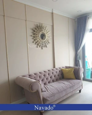 Gương tân cổ điển treo tường phòng khách