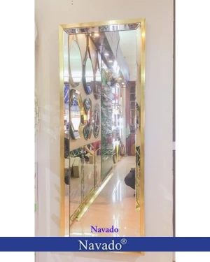 Gương toàn thân viền vàng Navado