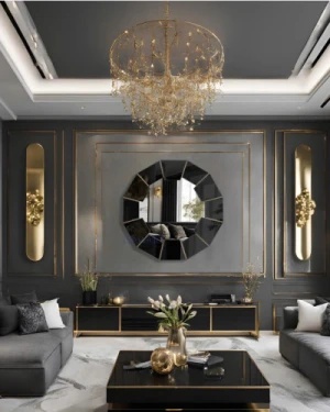 Gương trang trí cao cấp King black NAV 2036NT