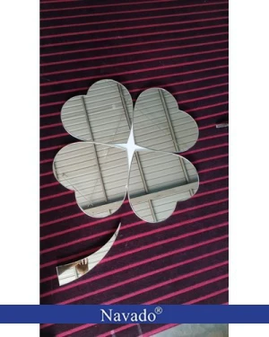 Gương trang trí lá tự nhiên