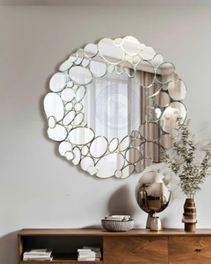 Gương trang trí sảnh mẫu Queen