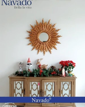 Gương treo tường phòng khách tân cổ điển Graces