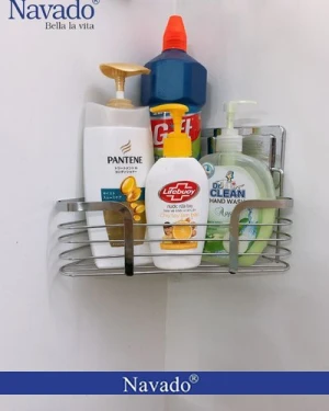 Kệ góc đỡ inox dán tường siêu chắc