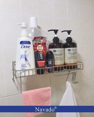 Kệ inox đa năng dán tường Gs-5020