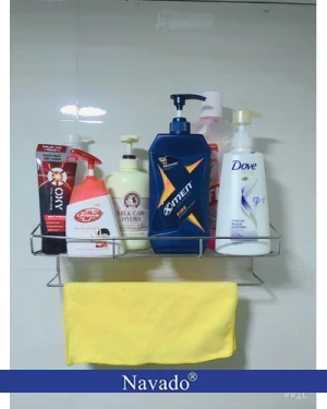 Kệ inox phòng tắm dán tường GS-5016