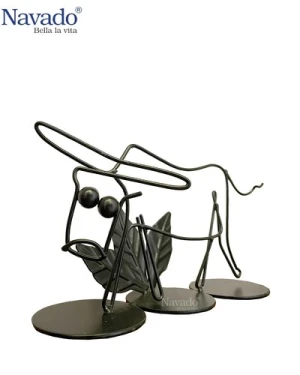 Sản phẩm decor bằng thép trưng bày Buffalo