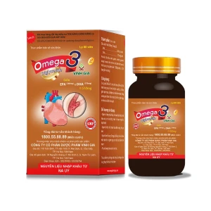 Omega 3 Vinh Gia 2 Bổ sung Omega-3 dạng Triglyceride Hỗ trợ giảm cholesterol máu