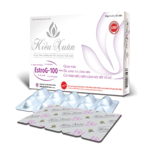 Viên uống Kiều Xuân Estrog-100: hỗ trợ Tăng cường nôi tiết Kéo dài tuổi xuân