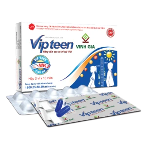 Vipteen Vinh Gia Phát triển chiều cao và hỗ trợ hạn chế nguy cơ còi xương, thấp còi ở trẻ