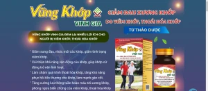 VỮNG KHỚP VINH GIA Hỗ trợ GIẢM ĐAU DO VIÊM KHỚP, THOÁI HÓA KHỚP