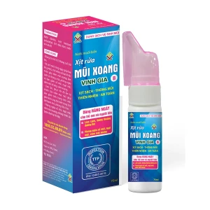 Xịt rửa mũi xoang Vinh Gia B Dành cho trẻ em trên 3 tháng tuổi (Lọ 75ml)
