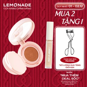 COMBO LEMONADE PHẤN NƯỚC SUPERMATTE CUSHION & CHE KHUYẾT ĐIỂM MATTE ADDICT CONCEALER