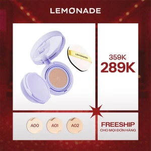 PHẤN NƯỚC MỎNG NHẸ KIỀM DẦU THUẦN CHAY CHỐNG NẮNG LEMONADE SUPERMATTE NO MAKEUP CUSHION 15G