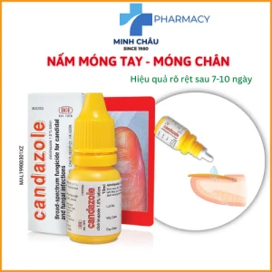 Candazole lotion 10ml loại bỏ Nấm móng tay, Nấm móng chân
