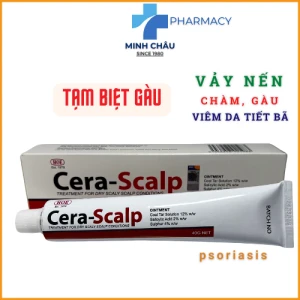 Cera Scalp 40g kem bôi giảm Gàu, Nấm da, Vẩy nến, Chàm, Da tiết bã