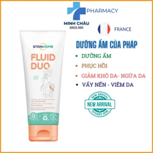 Fluid Duo 250ml Kem Dưỡng Ẩm Dành Cho Da Khô Da, Nhạy Cảm, Viêm Da Cơ Địa