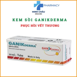 GANIKderma 20ml Kem phục hồi vết thương, giúp nhanh lành sau phẫu thuật, da viêm, hăm tả, làm đầy sẹo lõm, sẹo rỗ