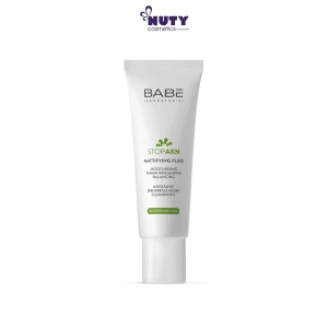 Mẫu Mới Kem Dưỡng Cho Da Dầu Mụn BABE Stop AKN Mattifying Moisturiser (50ml)