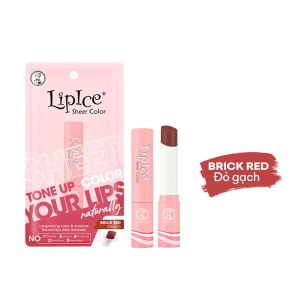 Son Dưỡng Hiệu Chỉnh Sắc Môi Màu Tự Nhiên LipIce Sheer Color Phiên Bản 2023 (2.4g) - Brick Red - Màu Đỏ Gạch