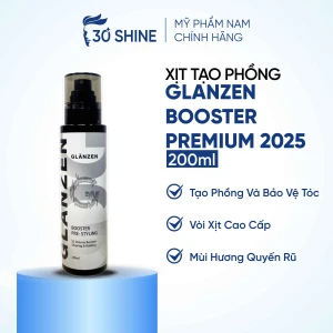 Xịt tạo kiểu tóc Glanzen X2 Booster 2025 tạo phồng dành cho tóc mỏng, xẹp