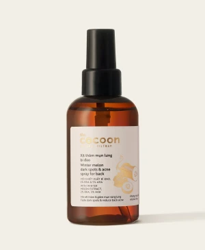 Xịt thâm mụn lưng bí đao 140ml Cocoon mờ thâm, giảm mụn lưng