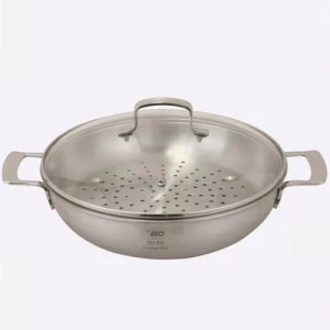 Chảo sâu lòng Elo Multiwok 28cm liền khối của Đức